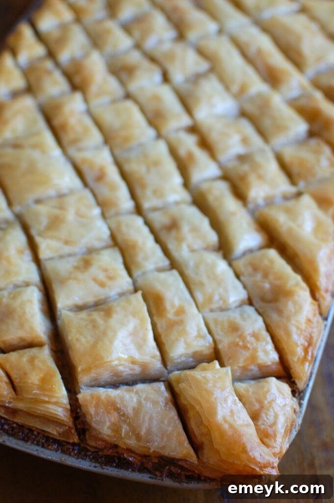 Close-up of finely ground walnut filling with cinnamon and sugar for Baklava