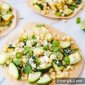 Easy Zucchini Tacos recipe image