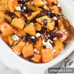 Roasted Butternut Squash with Cranberries 1200 x 1200