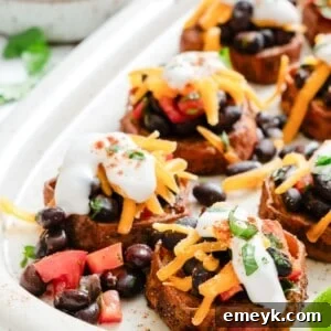 Southwestern Roasted Sweet Potato Rounds