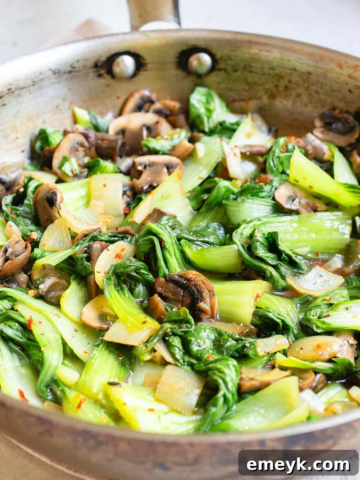 Crisp Bok Choy Stir-Fry 2 Bok Choy Stir Fry in large skillet