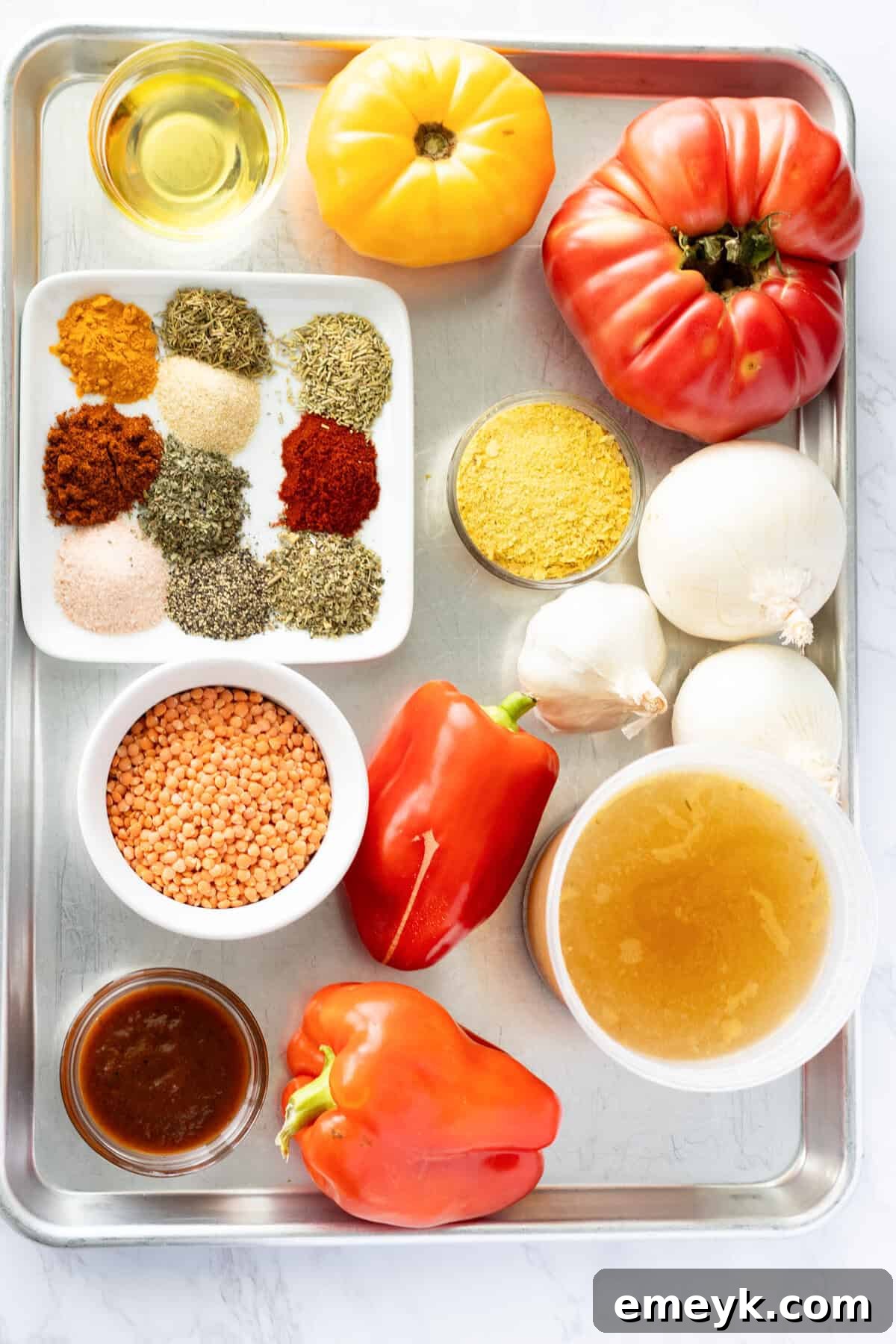 Hearty Tomato Lentil Soup 6 Lentil Tomato Soup ingredients