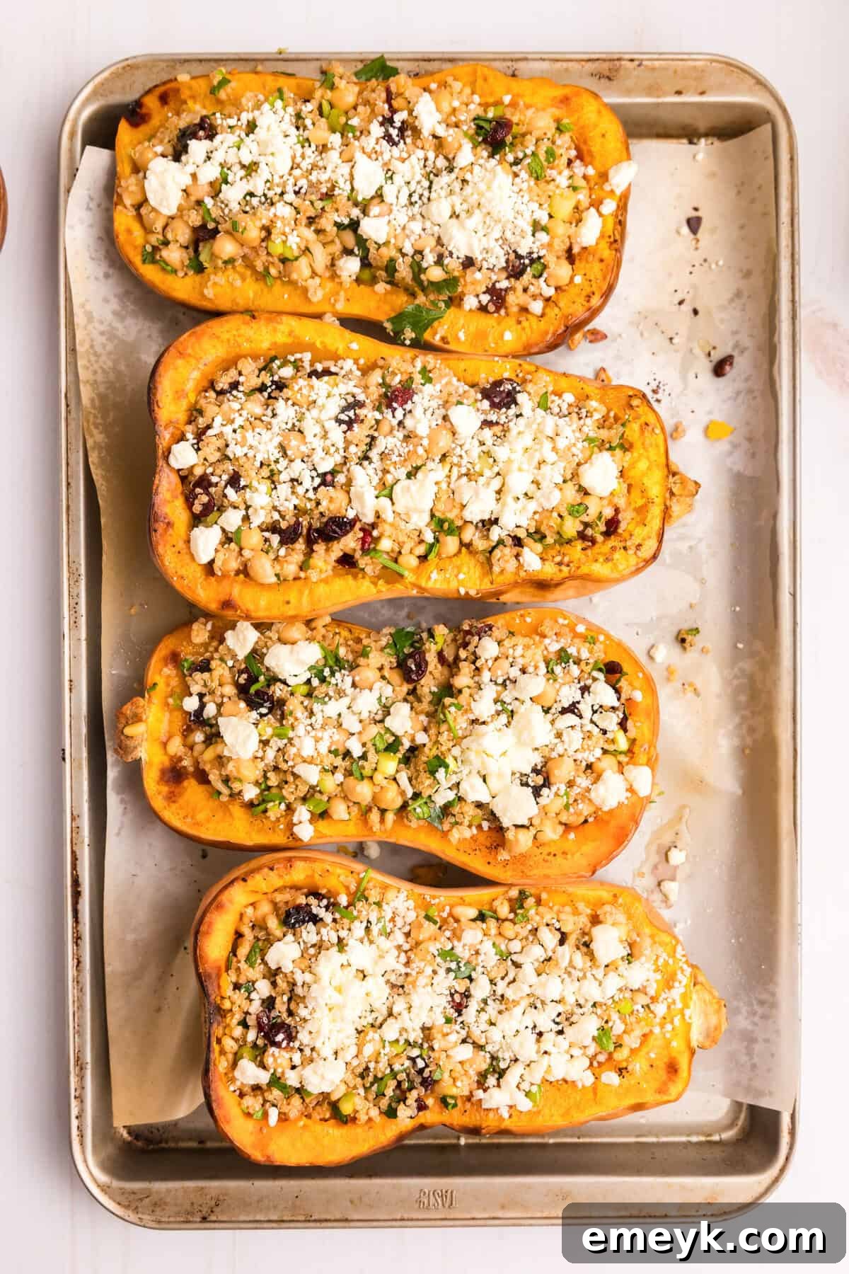Sun-Kissed Mediterranean Stuffed Butternut 11 Mediterranean Stuffed Butternut Squash stuffed squash