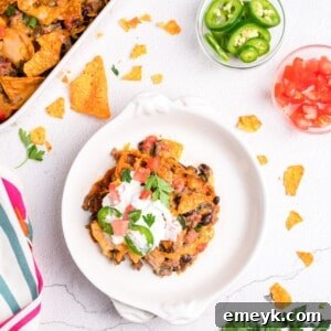 Doritos Taco Casserole in a serving dish