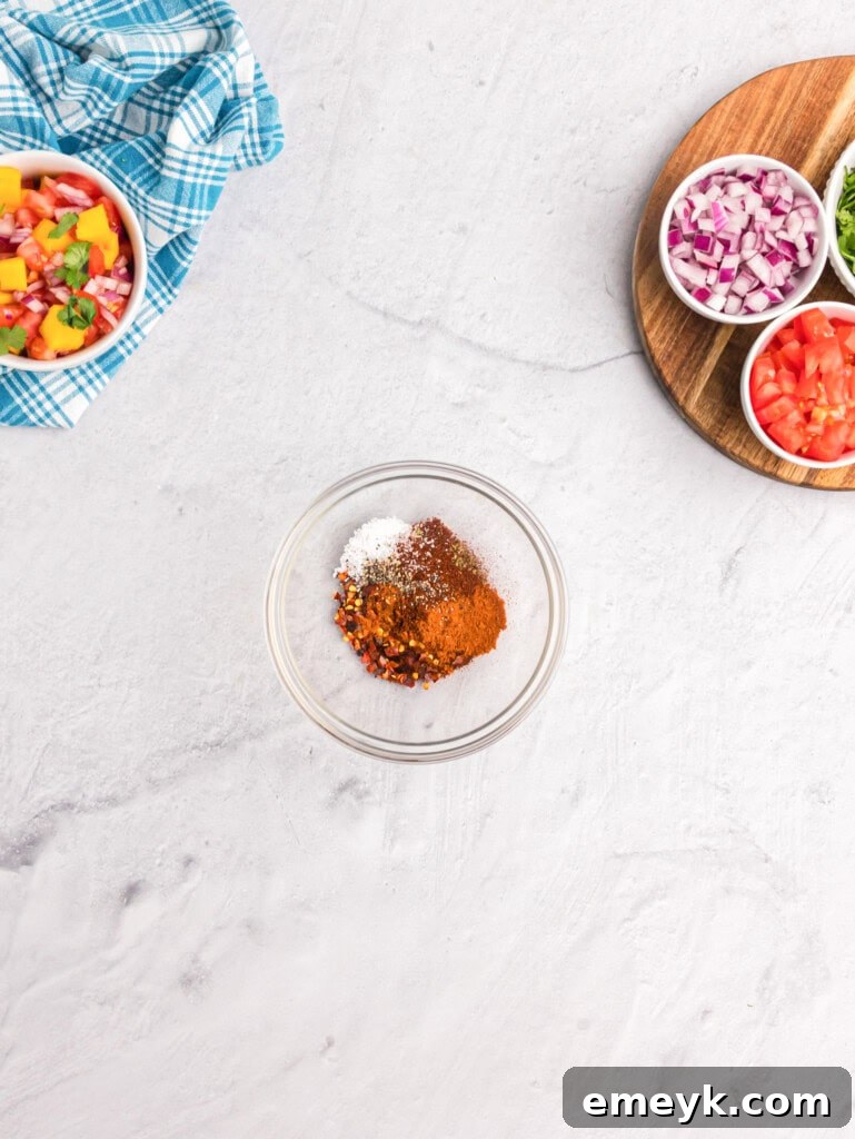 Spicy Shrimp spices in a bowl