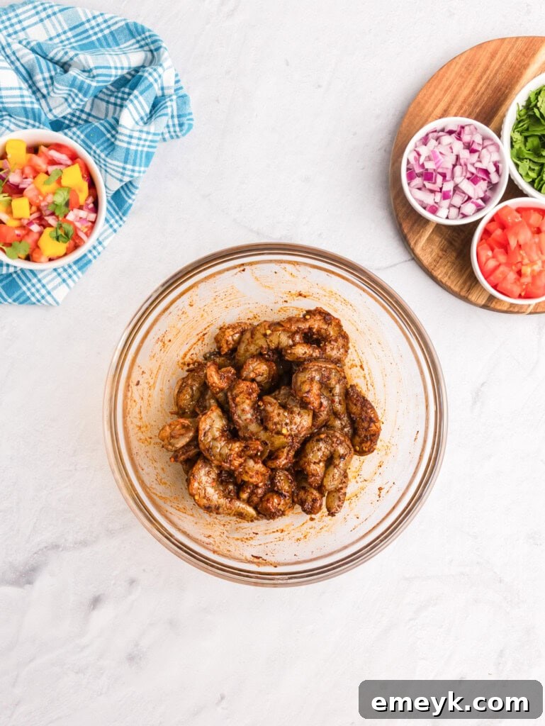 Spicy Shrimp shrimp with spices