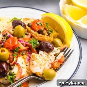 Mediterranean Baked Fish - Recipe Image