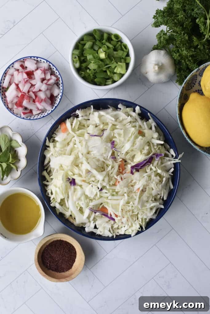 Malfouf Salad recipe ingredients