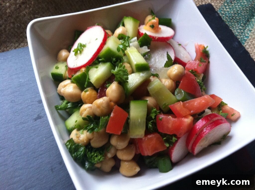 Chopped Middle Eastern Salad from A Cedar Spoon blog