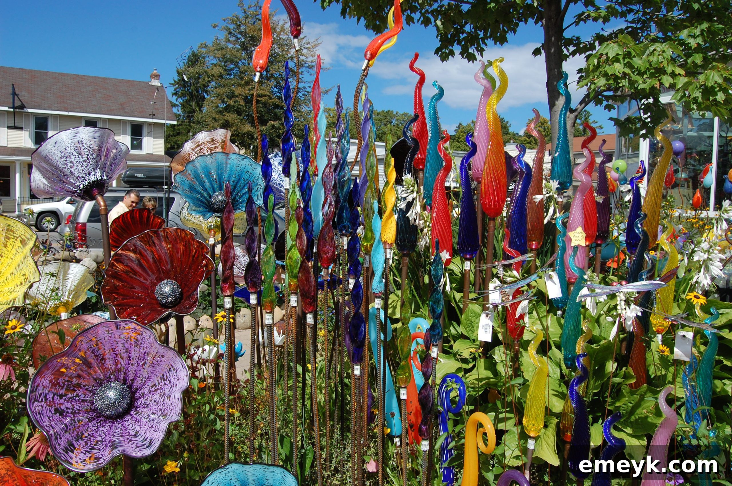 Unique Outdoor Decor More outdoor decor and plants at the unique Suttons Bay shop.