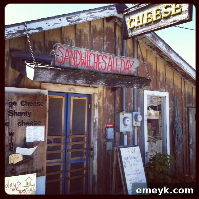 Delicious Cheese Shanty Sandwich A delicious sandwich from The Village Cheese Shanty, showcasing fresh ingredients.