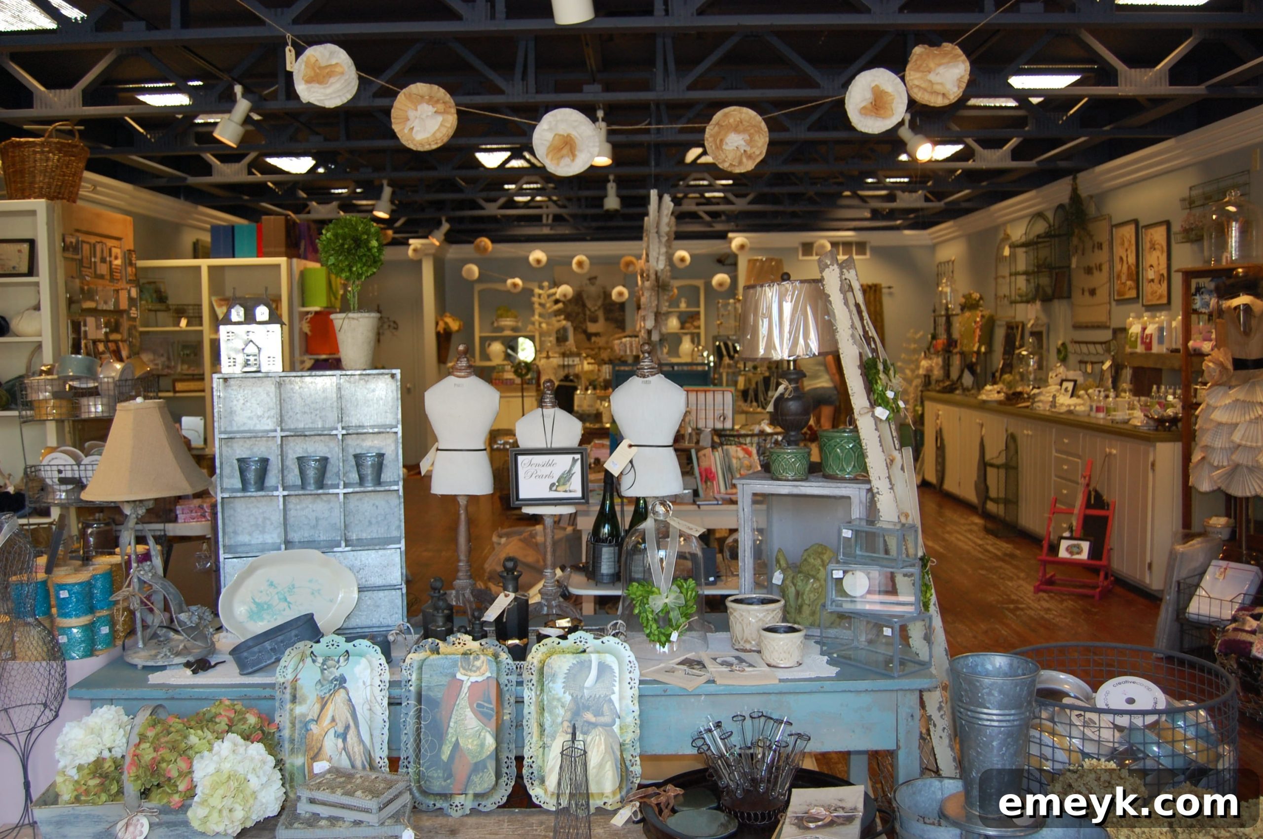 Sensible Pearls Boutique Interior of Sensible Pearls, a charming boutique in Suttons Bay, featuring home decor.