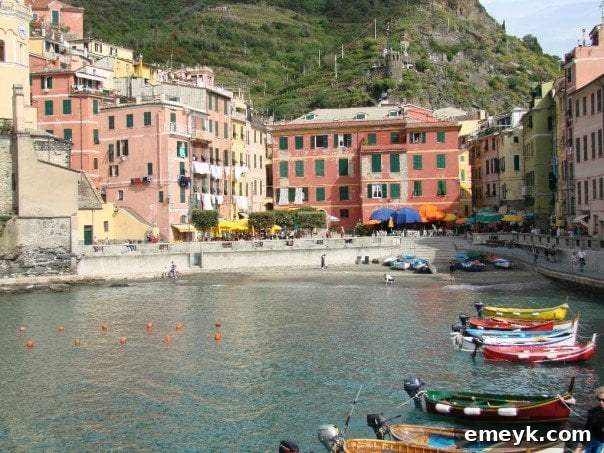 Cinnamon Ripple Coffee Cake 2 Cinque Terre - picturesque Italian coastal village