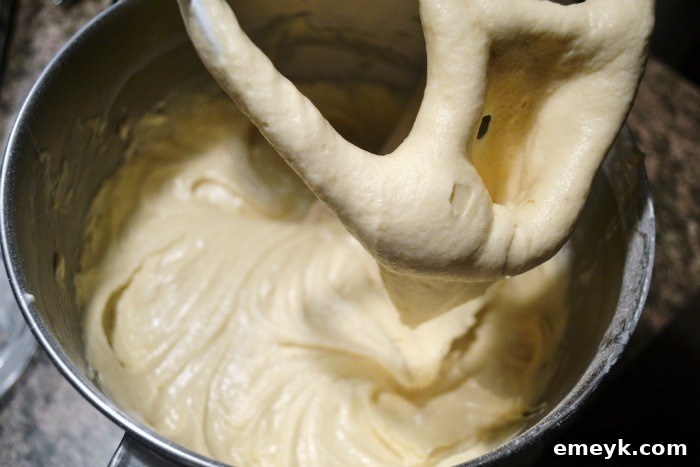Cinnamon Ripple Coffee Cake 4 Thick and creamy cake batter for Cinnamon Swirl Coffee Cake