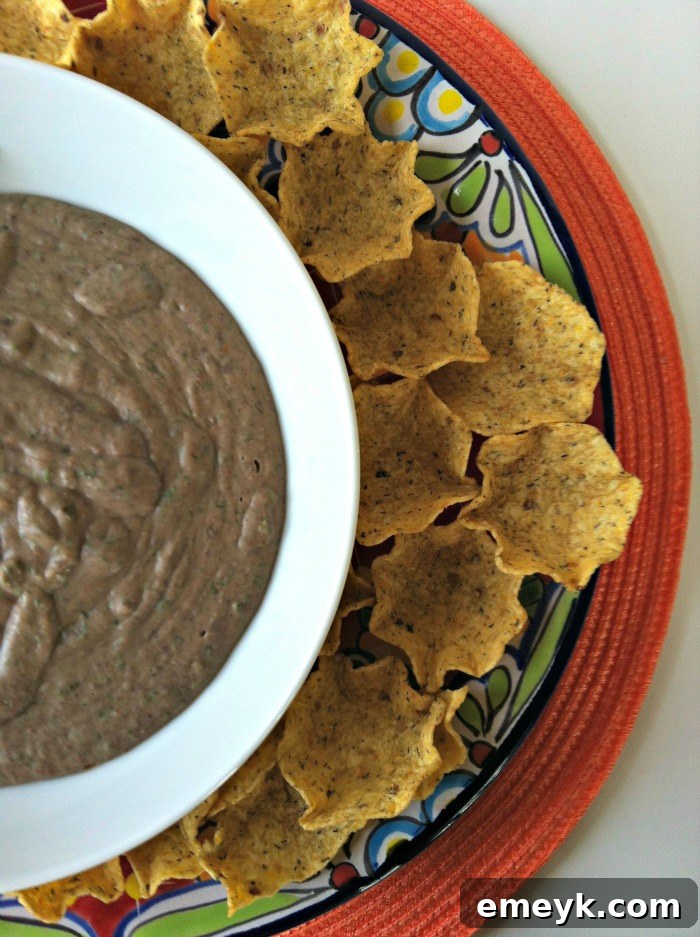 Easy Smoky Black Bean Dip