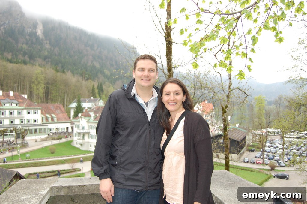Charming streets and traditional architecture of Fussen town in Bavaria, Germany
