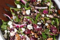 Crimson Beet and Lentil Medley