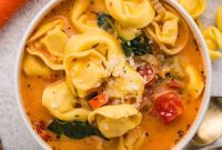 Velvety Tortellini Soup