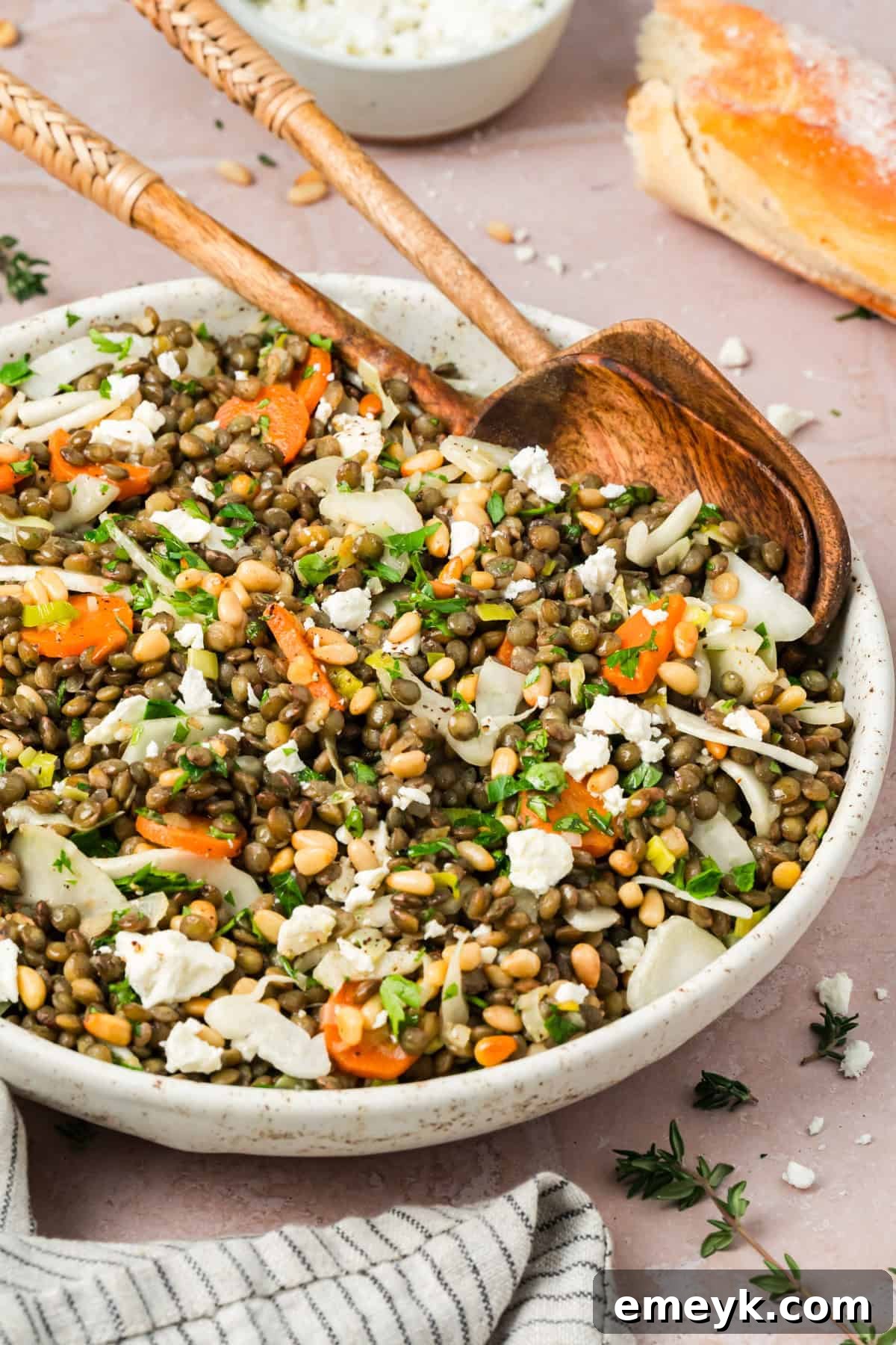 French Lentil Salad Recipe, vibrant and fresh