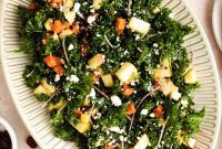 Roasted Sweet Potato and Massaged Kale Salad