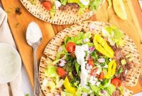 Greek Smash Burger Tacos