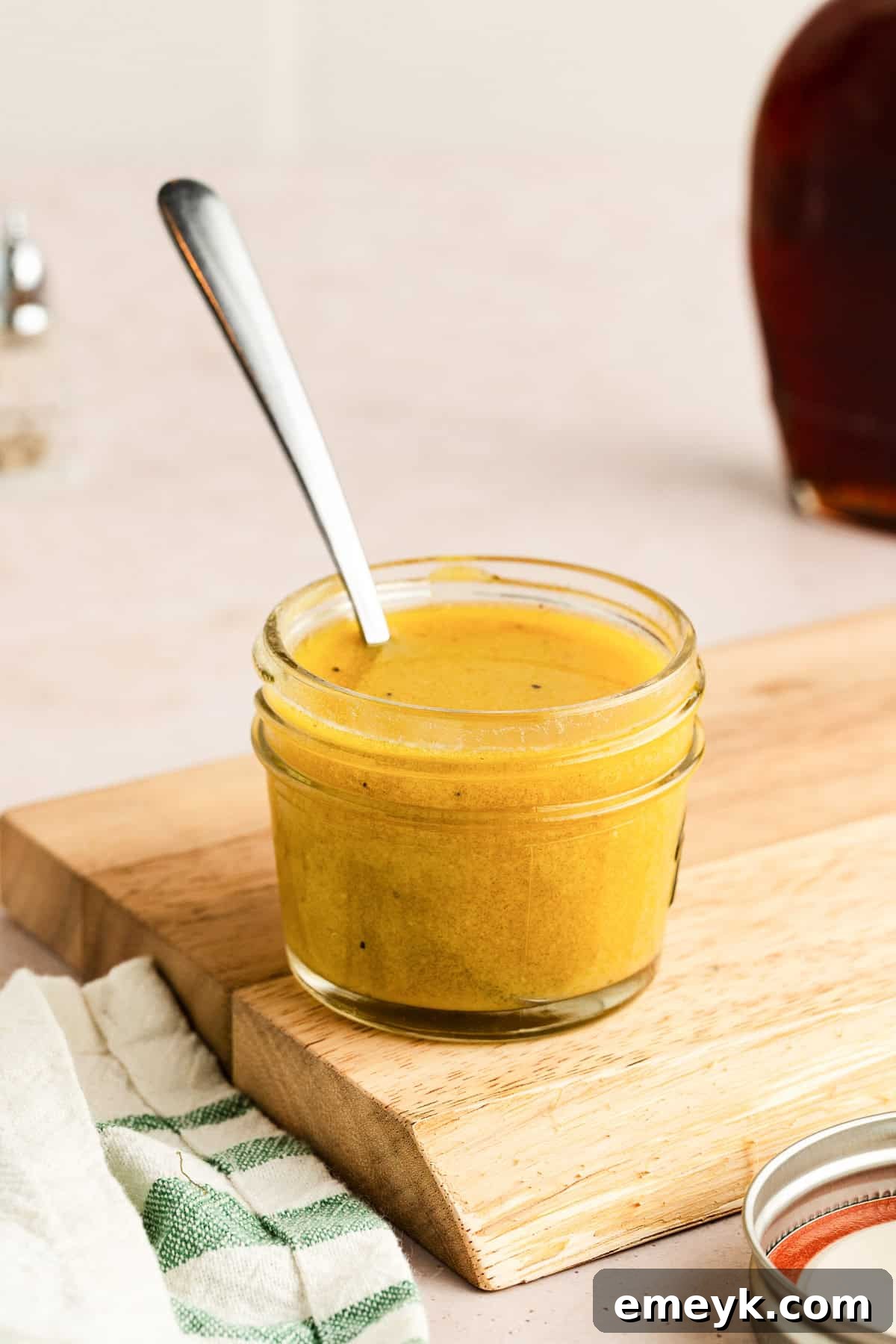 Whisking Easy Kale Sweet Potato Salad dressing