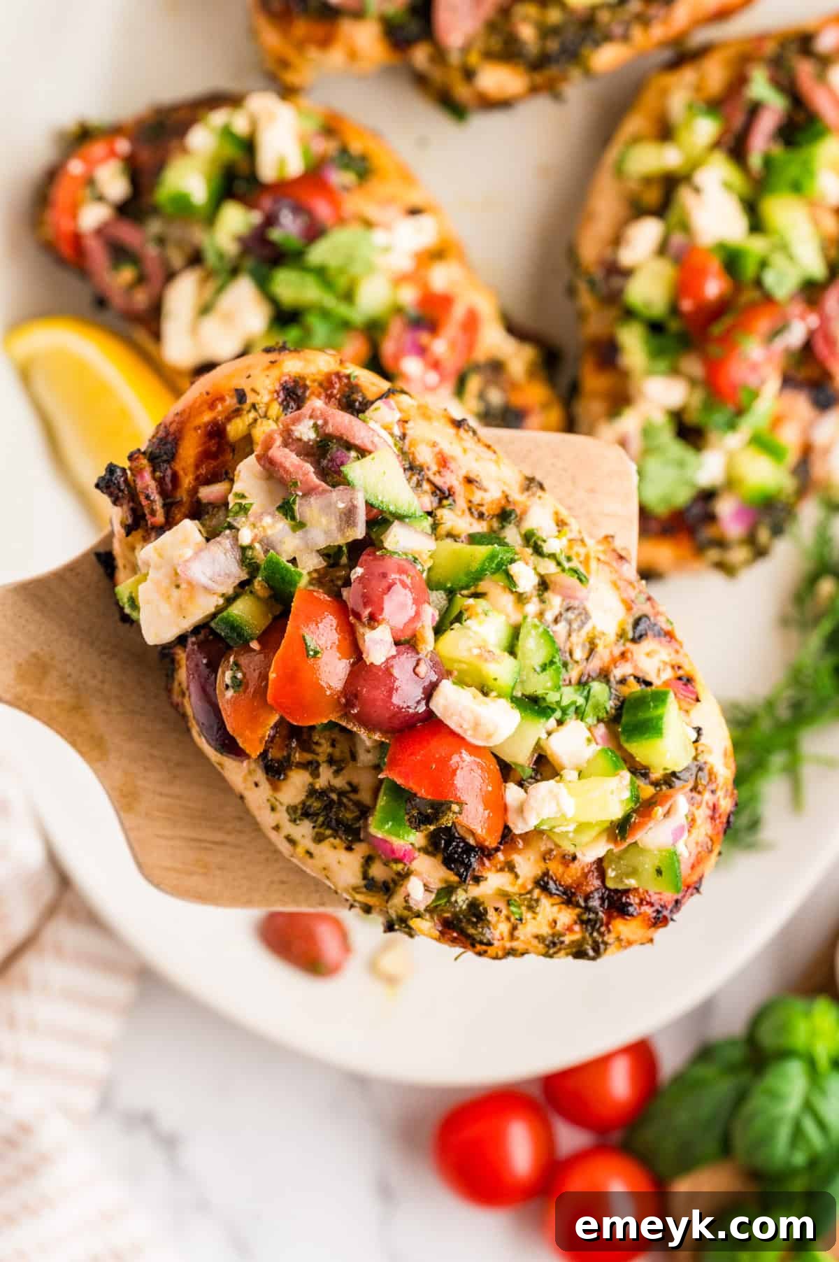 Simple Grilled Mediterranean Chicken 