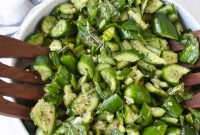 Bright Levantine Crushed Cucumber with Sumac and Mint
