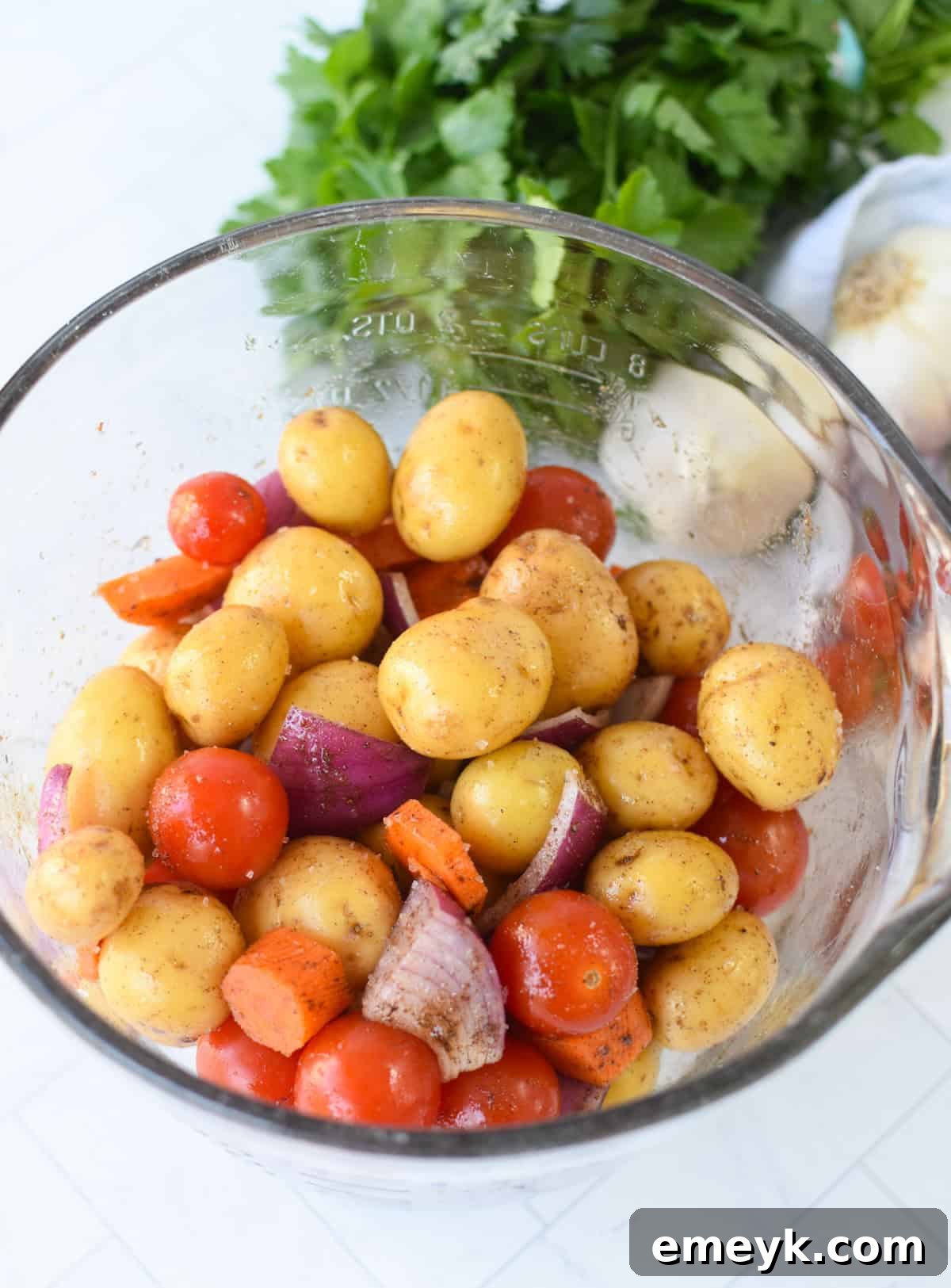 Vegetables for Lebanese Chicken and 7 Spice