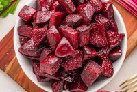 Quick and Easy Foil Free Roasted Beets