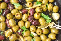 Warm Lemon and Herb Olives — Mediterranean Appetizer in 10 Minutes