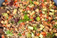 Moroccan Chickpea Salad with Cumin, Preserved Lemon & Herbs