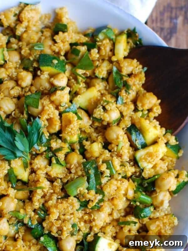 Zucchini Quinoa Chickpea Salad 1200 x 1200