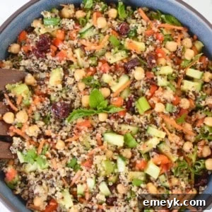 Moroccan Chickpea Quinoa Salad