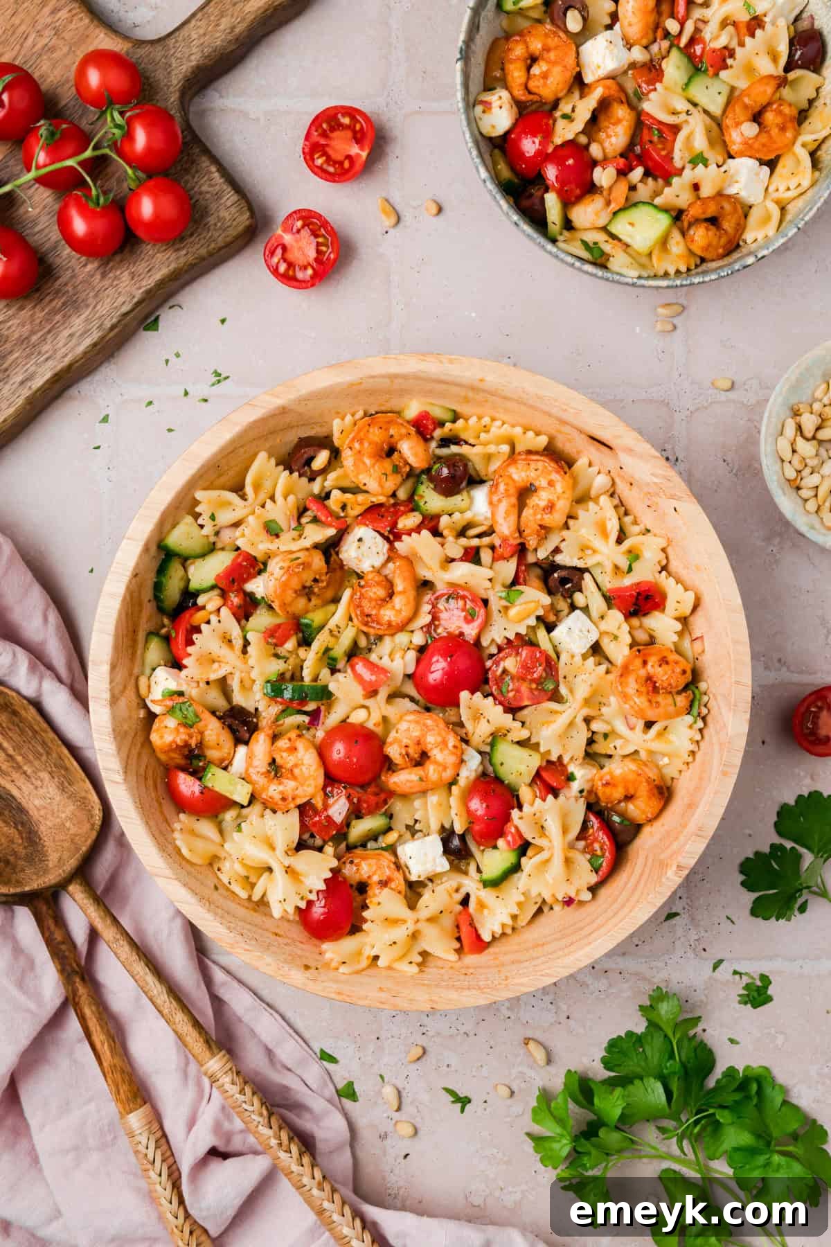 Simple Shrimp Pasta Salad 