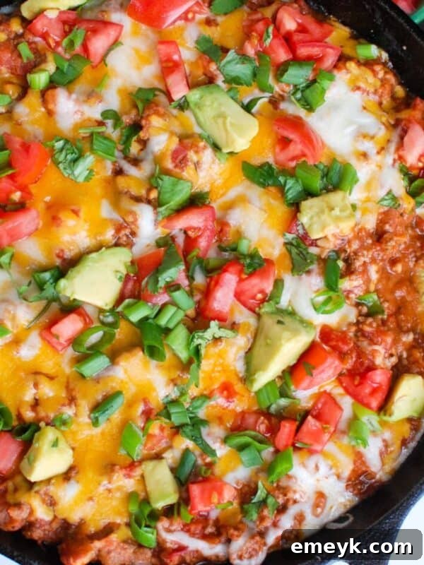 Beef Taco Dip Recipe 1200 x 1200