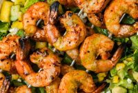 Cilantro Lime Grilled Shrimp Salad