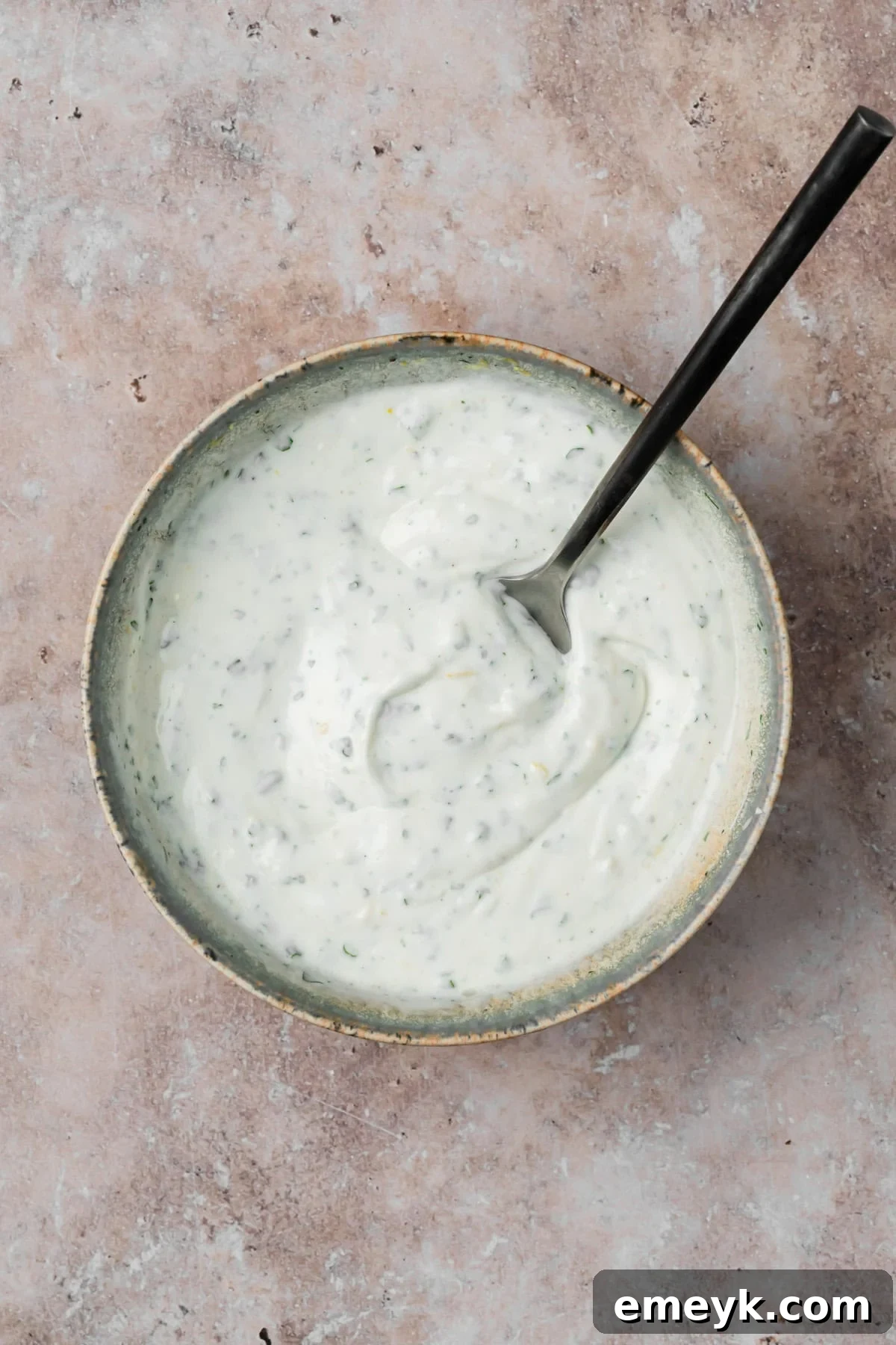 Herb Yogurt Sauce for Sweet Potato Fritters 