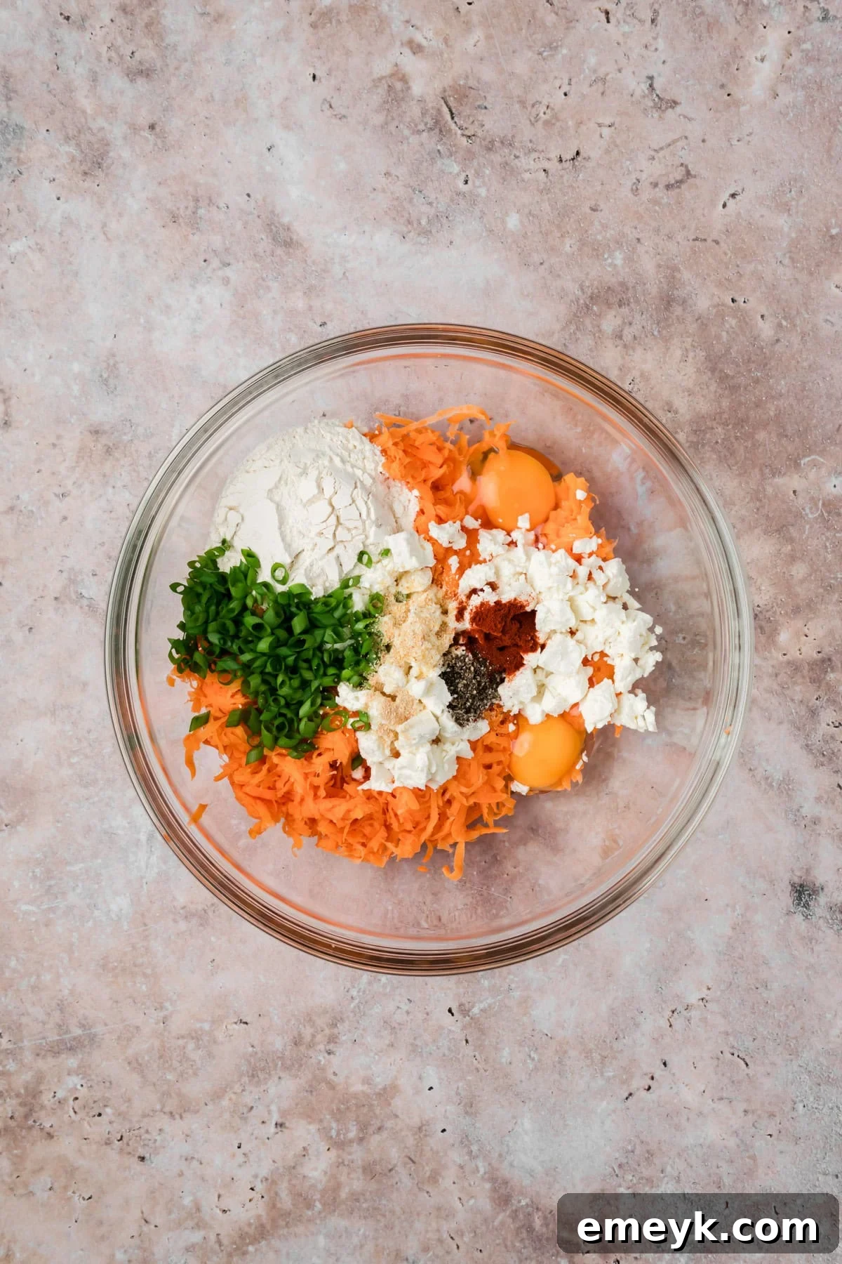Sweet Potato Fritter Mixture 