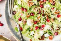 Make-Ahead Brussels Sprout and Pomegranate Salad